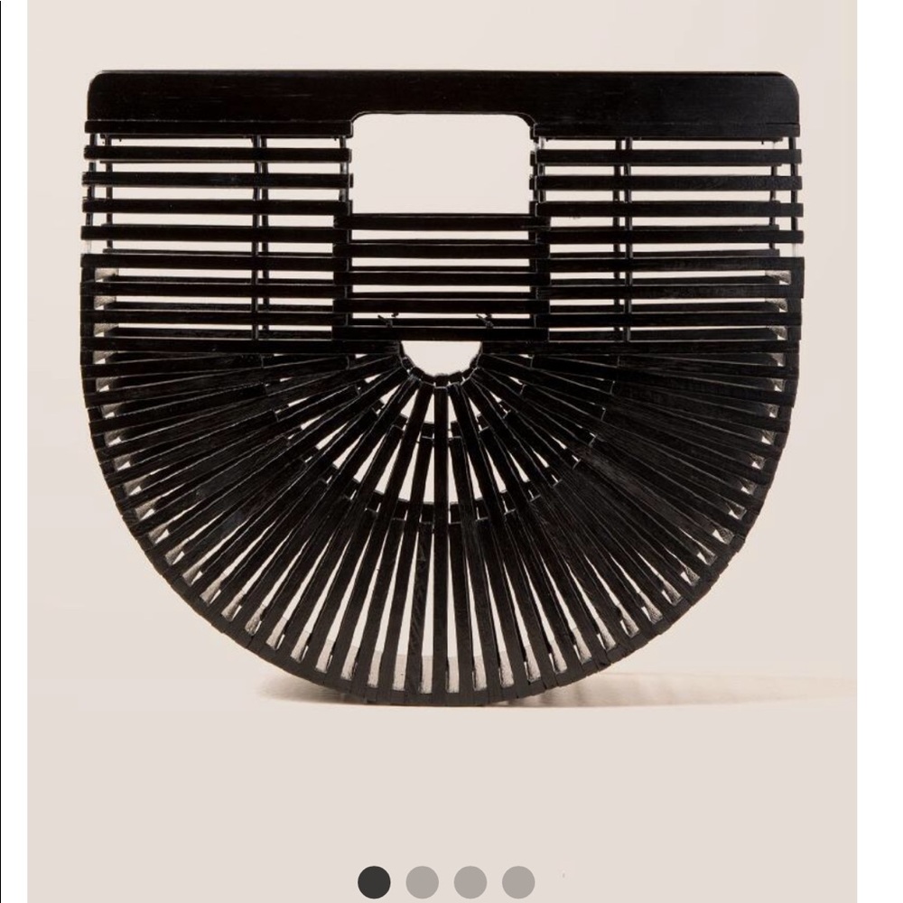 Francescas Bali high end wooden clutch NWT